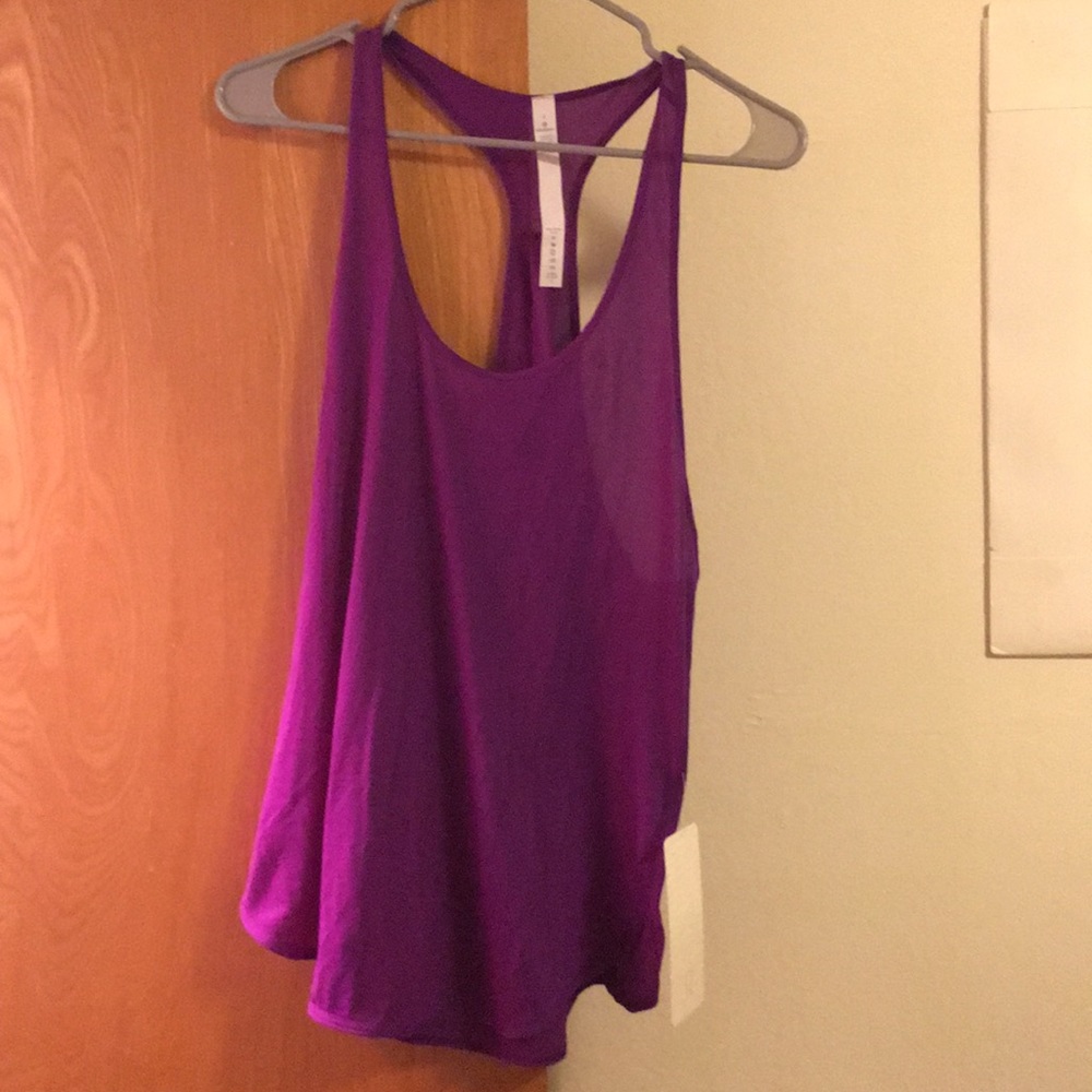 Lululemon purple workout tank